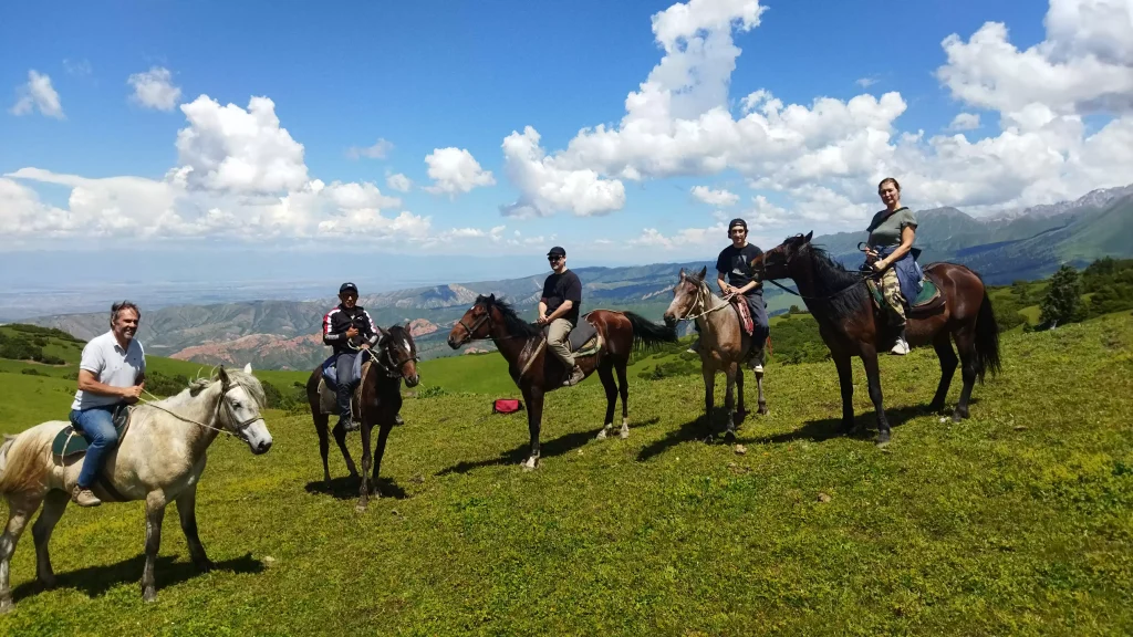 Horseback Riding in the Song-Kul Lake Area - Kyrgyzstan 