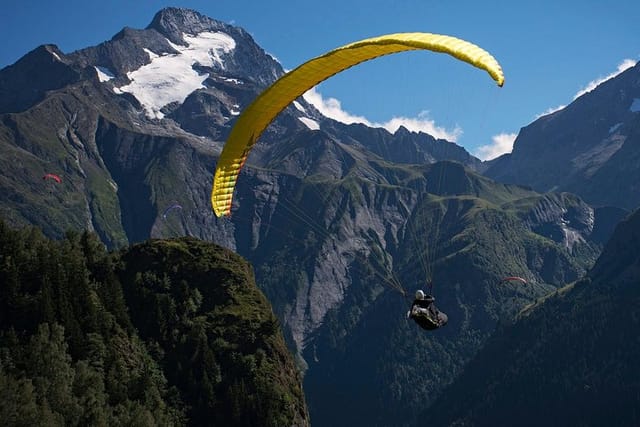 Paragliding Over the Kyrgyz Mountains - Kyrgyzstan